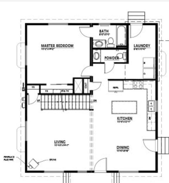  Green  Acres 2130 Square Foot Two Story Floor  Plan 